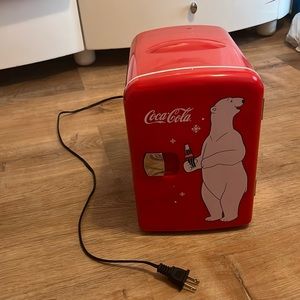 Coca Cola Mini Fridge w/ Polar Bear